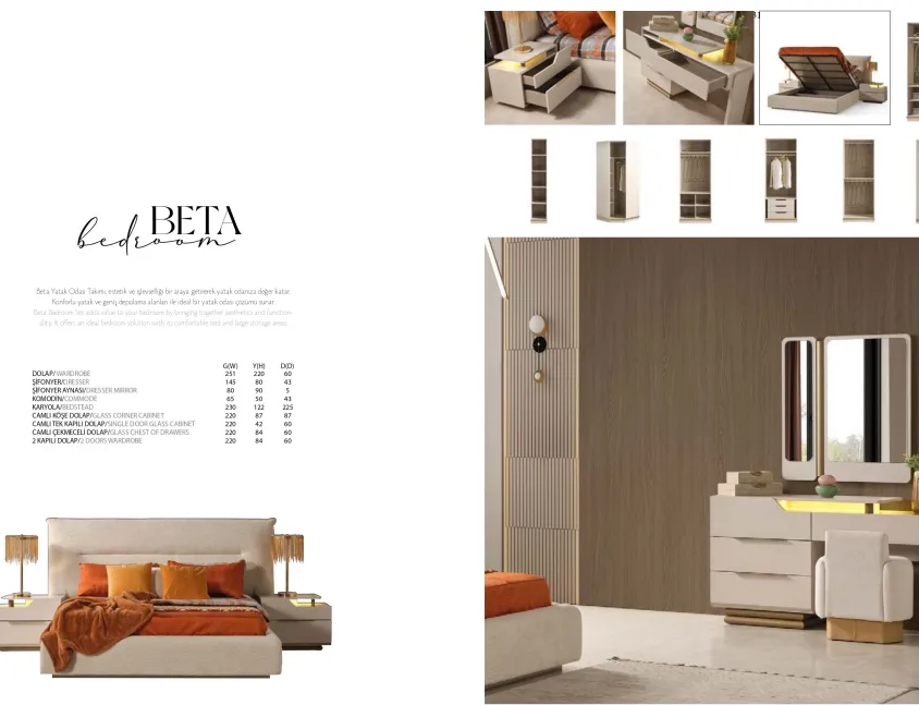 Beta Yatak Odası Takımı