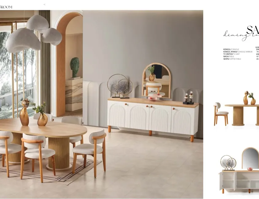 Safir Yemek Odası Takımı